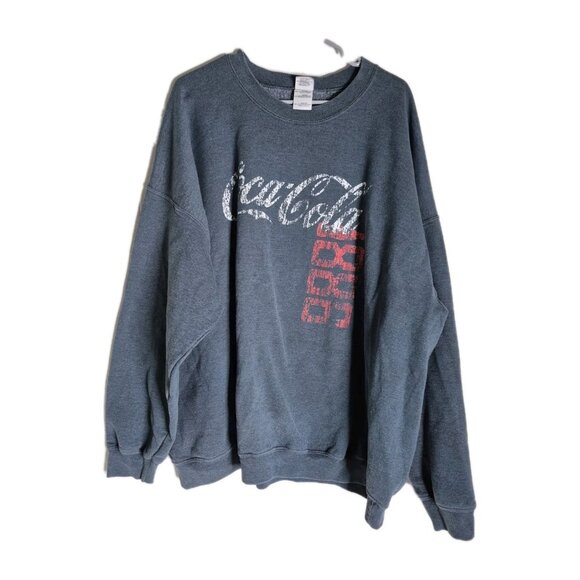 Coca Cola Long Sleeve Pullover Sweatshirt Women's Size 3XL VTG - Picture 1 of 7